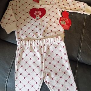 Strawberry Shortcake White & Pink Kids Set